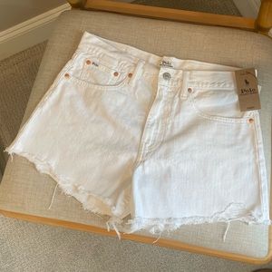 NWT Cutoff white denim shorts - Polo Ralph Lauren